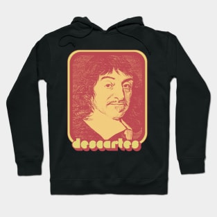 Descartes // Retro Aesthetic Fan Art Design Hoodie